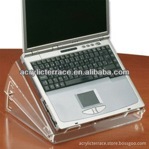 transparent acrylic laptop holder display